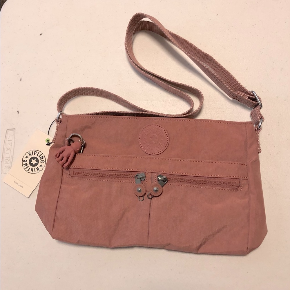 New!! Kipling New Angie Handbag Rose pink